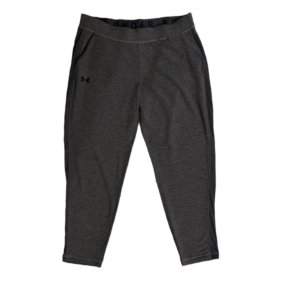 Under Armour Women’s Featherweight Fleece XL Fitted Gray Pant with Pockets